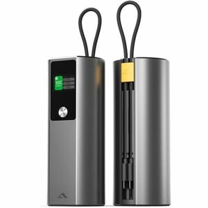 Alogic Ark PRO Stromspeicher - Silber - für MacBook, Smartphone, Tablet-PC, Gaming-Gerät - 27600 mAh - 160 W - 5 A, 3 A, 2