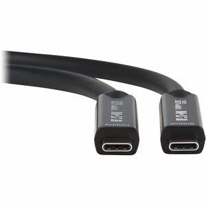 Tripp Lite series U420F-10M USB-C to USB-C Fiber Active Optical Cable, M/M, Black, 10 m (33 ft.) - 32.8 ft (10 m) Fiber Op