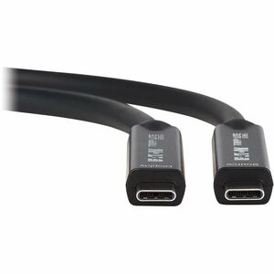 Tripp Lite series U420F-15M USB-C to USB-C Fiber Active Optical Cable, M/M, Black, 15 m (49 ft.) - 49.2 ft (15 m) Fiber Op