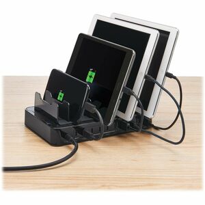 Tripp Lite series U280-010-ST6C4A 120W Charging Station - 120 W - North America - 3.94 ft Cable - 120 V AC, 230 V AC, 100 