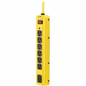 Eaton Tripp Lite Series 7-Outlet Industrial Safety Surge Protector - 4 ft. Cord, 450 Joules, Metal Housing - Industrial, H