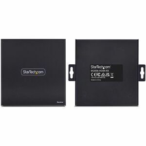 StarTech.com KVM Extender Receiver - Wired - 4K - 3840 x 2160 Maximum Video Resolution - 1 x Network (RJ-45) - 1 x USB - 1