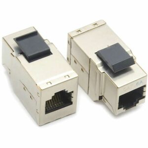 Roline Network Adapter - 1 x RJ-45 Keystone - Female - 1 x RJ-45 Keystone - Female - Silver