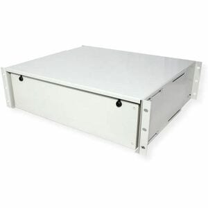 Roline Keyboard Drawer - 3U - 130 mm Height x 485 mm Width x 400 mm Depth - Grey, Light Grey - Steel