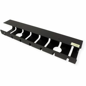 Roline Cable Organizer - Black - 2 Piece Pack - Cable Tray - 1.1 m Length