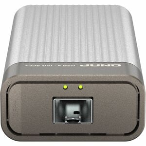 QNAP QNA-UC10G1SF 10Gigabit Ethernet Adapter for Computer - 10GBase-X - SFP+ - Portable - USB Type C - 10 Gbit/s Data Tran