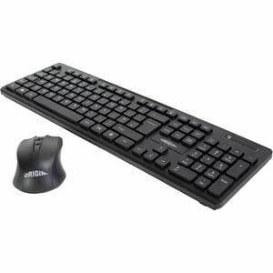 Origin Keyboard & Mouse - QWERTY - English - 1 Piece - USB Type A Volcanic Crater Structure Wireless RF 2.40 GHz Keyboard 