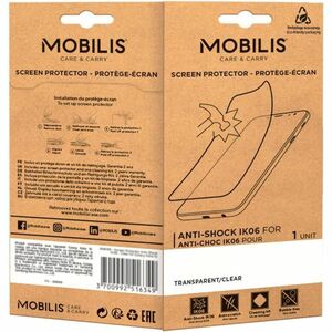 MOBILIS 5H Screen Protector for Galaxy Tab A9+ - Transparent, Clear - For 27.9 cm (11") LCD Tablet - Anti-microbial - Anti