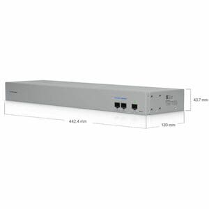 Ubiquiti WAN Switch - 1 Ports - Manageable - Gigabit Ethernet, 10 Gigabit Ethernet, 2.5 Gigabit Ethernet, 5 Gigabit Ethern