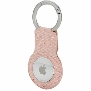 Incase Woolenex AirTag Asset Tracking Tag Holder - 91.4 mm x 40.6 mm x 5.1 mm x - Metal, Polyester - Blush Pink - Key Ring