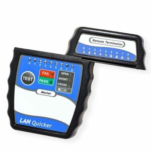 Value Cable Tester - Cable Testing, RJ45 Testing - Network (RJ-45) - 1 Number of Batteries Supported - 9V - Battery Includ