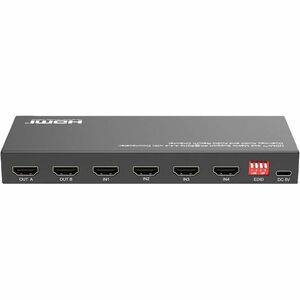 Value Audio/Video Switchbox - Cable - 3840 x 2160 - 4K, Full HD, 4K UHD, 2K - 1080p - 4 Input Device - 2 Display - Noteboo