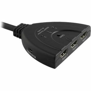 Value Audio/Video Switchbox - Cable - 3840 x 2160 - 4K - 2160p - 3 Input Device - 1 Display - Display, Monitor, Projector 