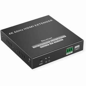 Value Video Extender Transmitter/Receiver - Wired - 1 Input Device - 2 Output Device - 120 m Range - 2 x Network (RJ-45) -