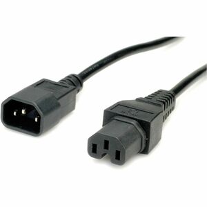 Value Standard Power Cord - 1.80 m - IEC 60320 C14 / IEC 60320 C15 - 1.0mm² Gauge - 250 V AC / 10 A - Black