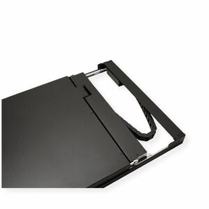 Value LCD Rack Console KVM Switch - Black - 48.3 cm (19") LCD - 1366 x 768 - 1 x USB - 1 x VGA - Keyboard - TouchPad - 12 
