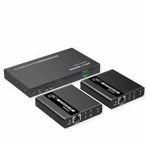 Value Video-Extender-Transmitter/Receiver - Verkabelt - 1 Eingabegerät - 1 Ausgabegerät - 40 m Reichweite - 4 x Netzwerk (