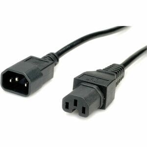 VALUE Netzkabel IEC320/C14 Stecker - C15 Buchse, H05RN-F, schwarz, 1,8 m