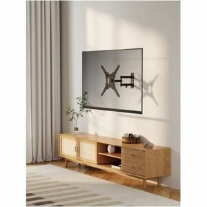 Manhattan Brazo de Montaje para Pantalla curva, Pantalla, TV, Monitor, Soporte de Sobremesa - Negro - Soporte con brazo ar