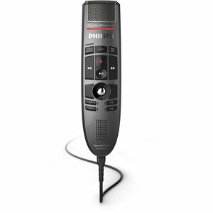 Philips SpeechMike Premium LFH3500 Digital Voice Recorder - [Built-in] Microphone, Speaker, Motion Sensor - Electret Micro
