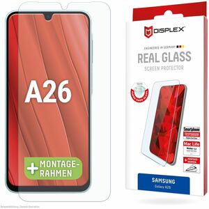 Displex Real Glass 10H Gehärtetes Glas Displayschutz für Samsung Galaxy A26 - Transparent - 1 - für Super AMOLED Smartphon