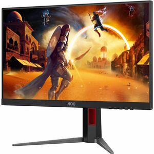 Monitor LED da gioco AOC 24G4HA 609,6 mm (24,0") Classe Full HD - 16:9 - Nero, Rosso - 60,5 cm (23,8") Viewable - IPS velo