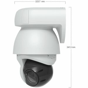 Ubiquiti UVC-AI-PTZ 8 Megapixel Outdoor 4K Network Camera - Color - White - 328.08 ft Infrared Night Vision - 3840 x 2160 