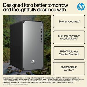 HP OmniDesk N02-041rcn 台式计算机 - Intel Core i3 14th Gen i3-14100 - 16 GB - 1 TB SSD - 塔式 - Intel H770 芯片 - Intel UHD Graphic