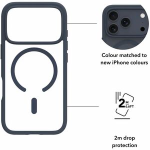 dbramante1928 ApS Grenen Case for Apple iPhone 17 Pro Smartphone - Blue, Clear - 1 / Pack - Impact Resistant, Damage Resis