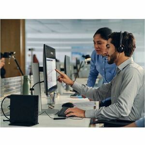 Ordinateur de bureau HP ProDesk 4 G1i - Intel Core Ultra 5 225T - Technologie vPro - 16 Go - 512 Go SSD - Mini PC - Noir -