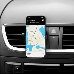 dbramante1928 ApS re-charge iPhone, Smartphone, Car SmartPhone Holder - 59 mm x 59 mm x 115 mm x - Recycled Plastic - Blac