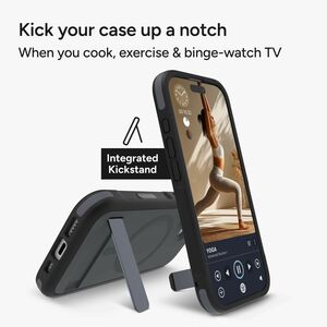 ZAGG Sedona Snap Case for Apple iPhone 17 Smartphone - Charcoal Grey - Impact Absorbing, Drop Resistant, Shock Absorbing, 