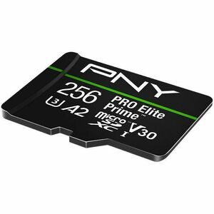 PNY PRO Elite Prime 256 GB Class 10/UHS-I (U3) microSDXC - V30 - 1 - 200 MB/s Lesegeschwindigkeit - 150 MB/s Schreibgeschw