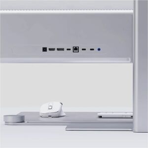 ALOGIC Edge 40in Ultrawide WQHD LCD Monitor with 90W PD Silver HDMI cable USB-C cable Power Adaptor