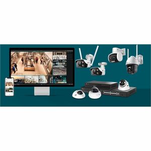 Caméra réseau TP-Link VIGI C540-4G 4 Mégapixels Extérieur 2K - Couleur - 30 m Infrarouge/Couleur vision nocturne - H.264, 