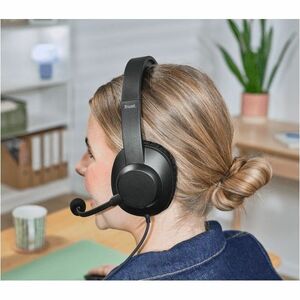 Trust Ayda Max Kabel Über das Ohr, Kopfbügel, Auf den Ohren Stereo Headset - Schwarz - Binaural - Ohrumschließend - 20 Hz 