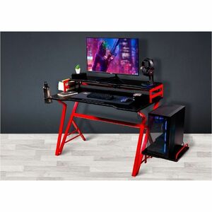 Naceb Mesa para gaming - Juegos, Consola de juegos - Negro - Acero, Fibra de carbono