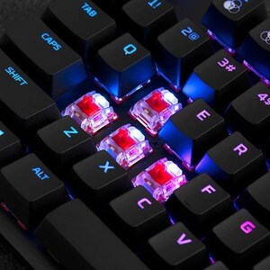 HyperX Alloy Origins Core Rugged Projection Keyboard - Cable Connectivity - USB Type C Interface - RGB LED - English (US) 