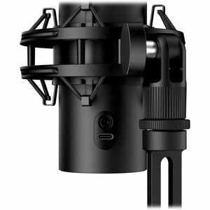 HyperX QuadCast 2 S Wired Electret Condenser Microphone for Recording - Black - 3 m - Stereo - 20 Hz to 20 kHz - Cardioid,