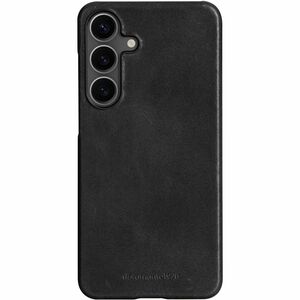 LYNGE 2-in-1 Handmade Leather Wallet with Detachable Case and Room for Cards and Cash - Galaxy S25+ BLK