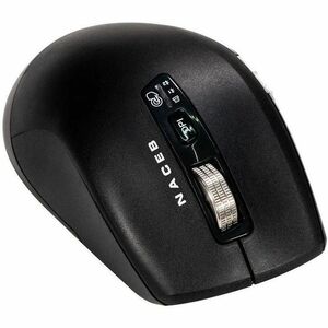 Mouse Naceb - Radiofrecuencia - USB - 6 Botón(es) - Negro - Inalámbrico - 2.40GHz - Recargable - 3200 dpi