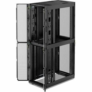APC by Schneider Electric NetShelter SX 42U Enclosed Cabinet Rack Cabinet for Server, Data Center - 482.60 mm Rack Width x