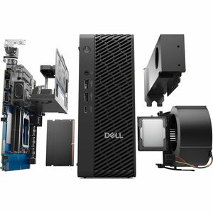 Dell Pro Max FCM2250 Desktop Computer - Intel Core Ultra 7 265 - vPro Technology - 32 GB - 1 TB SSD - Micro PC - Black - I