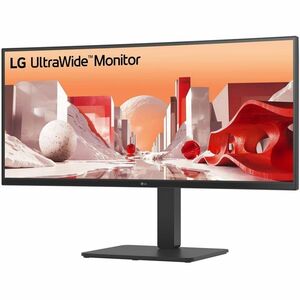 LG 34BA85QE-B 34" (86.4 cm) Class Webcam UWQHD Curved Screen LED Monitor - 21:9 - Textured Black - 34" (86.4 cm) Viewable 