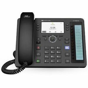 AudioCodes C436HD IP Phone - Corded - Corded/Cordless - Wi-Fi - Black - VoIP - 10.9 cm (4.3") LCD - PoE Ports