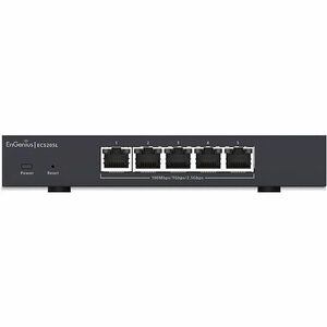 EnGenius CloudSwitch MGLite 5 Cloud Managed 5-Port 2.5 Gigabit Switch - 5 Ports - 2.5 Gigabit Ethernet - 2.5GBase-T - Twis