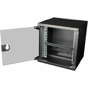 Roline Cable Routing - Jet Black - Cable Duct - 0.5U Rack Height - Steel