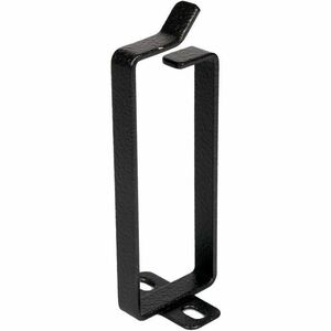 Roline Cable Organizer - Jet Black - 10 Piece Pack - Cable Management Bracket - Sheet Steel