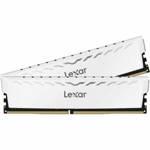 Module mémoire Lexar® THOR DDR4 3600 UDIMM XMP avec dissipateur thermique, Kit 32Go (2x16Go). Pack de deux, couleur blanch