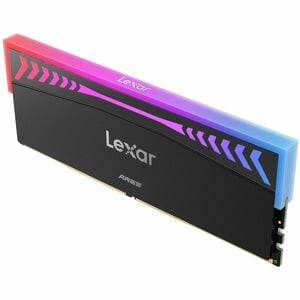 Module mémoire gaming Lexar® Ares DDR5 2nd génération 7600 CL36 1,4 V avec dissipateur thermique et éclairage RGB, Kit 32G